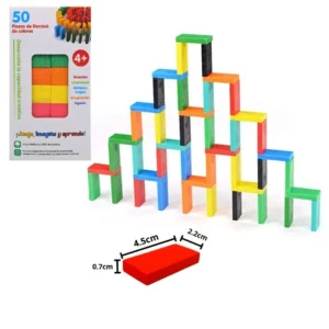 1 50PCs Domino Wooden Blocks SHL-50