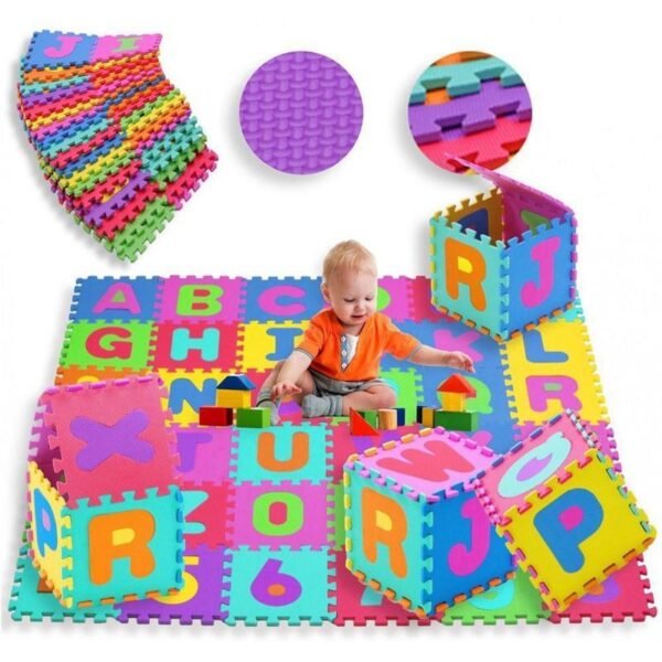 1 36 PCs Eva Puzzle Mats Alphanumeric (ABC, 123)