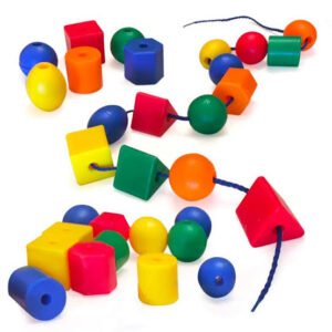 Geometrical Lacing Beads Small