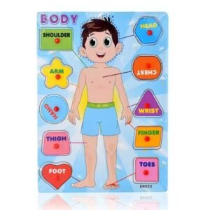 Wooden Human Body Puzzle (boy design)