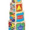 237650 Wooden Stacking and Shape Sorting Toy