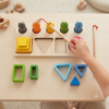 252914 Wooden Shape Sorter and Fishing Board