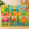 Wooden Baby Puzzles with Spellings