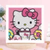 POM POM Cartoon Character – DIY Crystal Mosaic Canvas /Frame