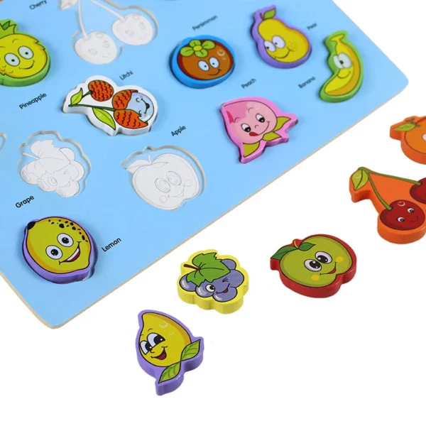 2_8cec096e-c86c-4b4f-8c7f-5b538c4646b8 Fruit with Names Cognition Wooden Board Size A4