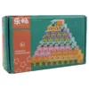 55 PCs Wooden Stacking Blocks