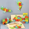 Montessori Wooden Jigsaw Puzzle 1 to 10 Number Size 8 inch