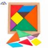 2-in-1 Wooden Tangram & Maze Puzzle