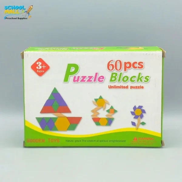 Montessori 60 pcs Puzzle Blocks - Educational Toy