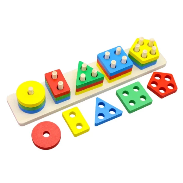 5-Column-SM-1 (1) 5 Column Wooden Geometric Shape Matching Toy