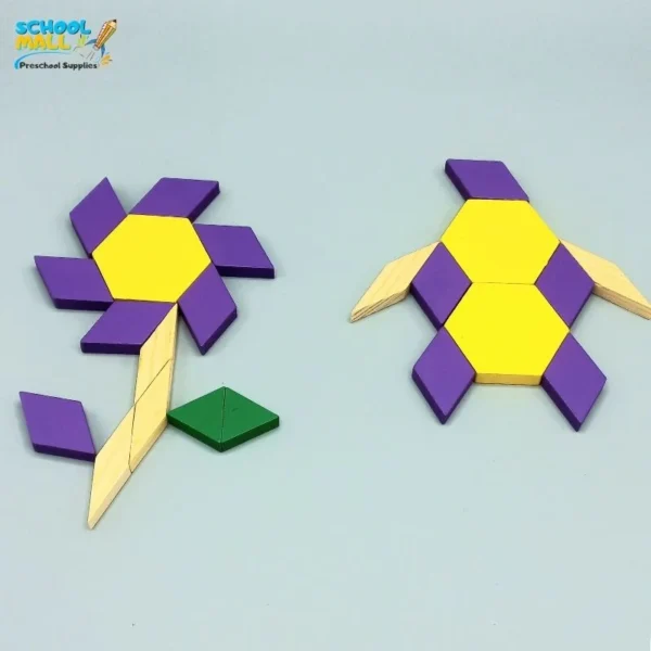 Montessori 60 pcs Puzzle Blocks - Educational Toy