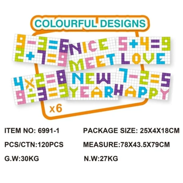 77-1_2cd1f396-26cf-4ba4-a2fa-5d3d7c4bda6f Toy Bricks Puzzle Game 148+ PCS 6991-1
