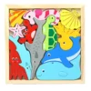 1 Piece 3D Wooden Brainteaser Puzzle Tray  (Size 6/6Inch )