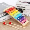 8NotesXylophoneBabyMusicalInstrument_da245866-e792-4563-8914-45feaf004a06_960x720 1 piece Wooden Rainbow Colourful Xylophonoe Size 10 Inch