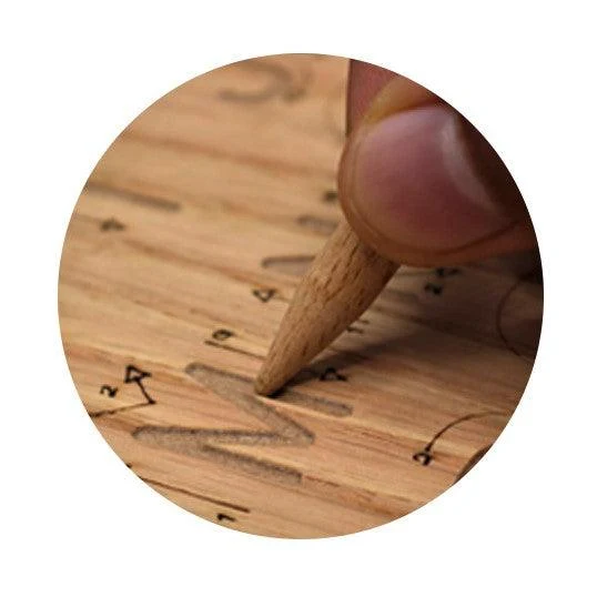 9999 Alphabets Practice Wooden Board