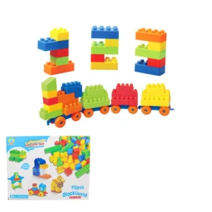 Black-world-Building-Blocks-72-Pcs-1 72 PCS Plastic Block World