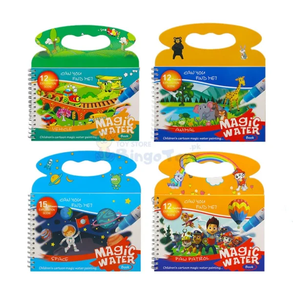 Cartoon Magic Water Painting Book