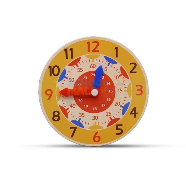 Digital-Clock-Toy-SM-1 Montessori Wooden Digital Clock Toy SIZE (5.5 INCH)