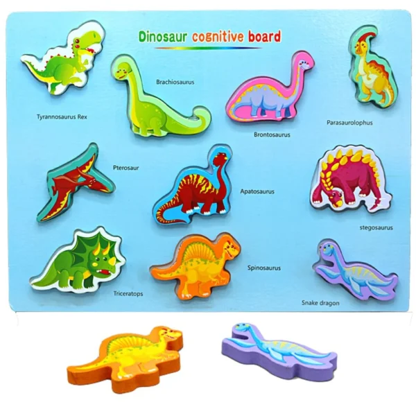 DinosaurCognitiveWoodenBoard Dinosaur Cognitive Wooden Board