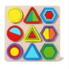 Wooden shapes puzzle