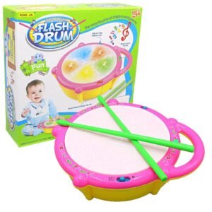 Multicolored-Flash-Drum-Educational-Music-Toy Multicolored Flash Drum - Educational Music Toy