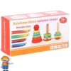 Rainbow Three Column Tower-Wooden