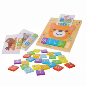 Two-in-One-letter-Matching-2 Two in One letter Matching-Educational Wooden Toy