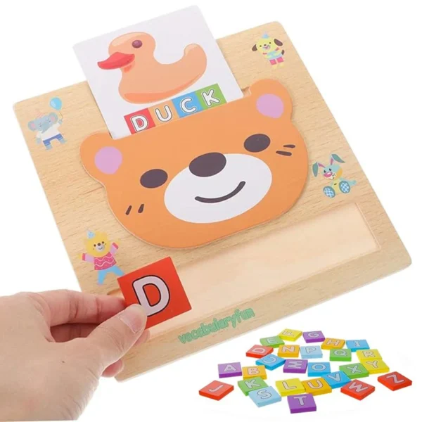Two in One letter Matching-Educational Wooden Toy