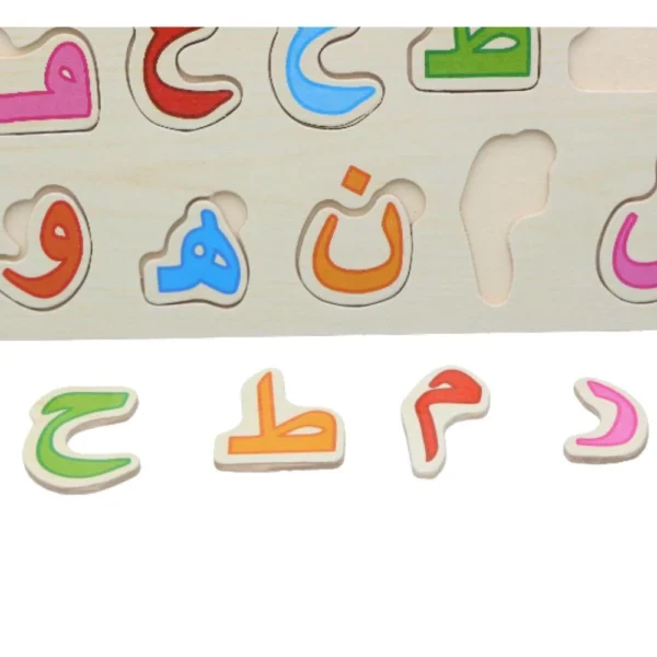 Urdu-Huroof-E-Tahaji-Wooden-Board-GTW-3083-2 Arabic Huroof-E-Tahajji Wooden Board GTW-3083 Size A4 size