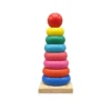Wooden Rainbow Tower Large Size (15 Inch)