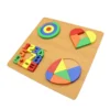 Jumbo Fractions Puzzle Board Size (12 Inch)