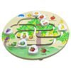 Wooden-Fruit-Maze-Toy Wooden Fruit Maze size 9 Inch