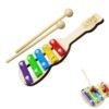Wooden-Guitar-Xylophone-SM-1 Wooden Guitar Xylophone for Kids Size 8 Inch