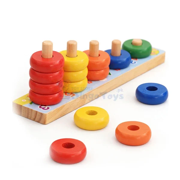 Wooden-Rainbow-Calculates-Bingo-1 Calculates Circle Stacking Toy