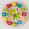 WoodenClock Wooden Seton Shape Color Sorting Clock
