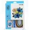 b3_2t_exhp Paper Quilling Craft Kit for Kids 6+ – DIY Paper Flower Art Set with Colored Strips & Glue.
