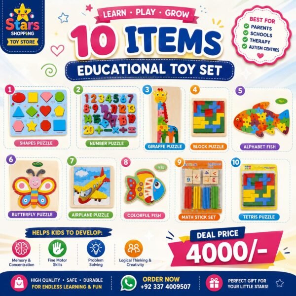 deal (5) 10 in 1 MEGA montessori DEAL