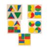 Divided/Fraction Panel Geometric Shape Cognitive Puzzle Small Size (5.5 Inch)
