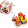 download (12) Wooden Shape Sorter Toy Four Column Set