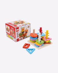 download (13) Wooden Shape Sorter Toy Four Column Set