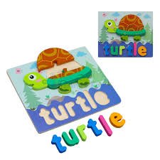 download (16) Wooden 3d Animal with name Puzzle