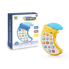 download (19) Moon Shape Mobile Toy with Light & Music