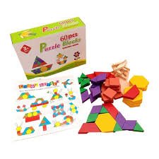 download (2) Montessori 60 pcs Puzzle Blocks - Educational Toy