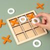 download (21) Wooden Tic Tac Toe Game Size 15CMx15CM