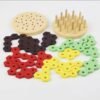 download (31) Wooden Hexagonal Shape Burger Puzzle Toy