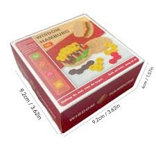 download (32) Wooden Hexagonal Shape Burger Puzzle Toy