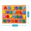 download (6) Capital 3D Alphabets Wooden Plate (A4 Size )