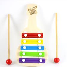images (14) Wooden Guitar Xylophone for Kids Size 8 Inch
