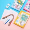 images Paper Quilling Craft Kit for Kids 6+ – DIY Paper Flower Art Set with Colored Strips & Glue.