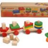 Wooden Train Set Column Train